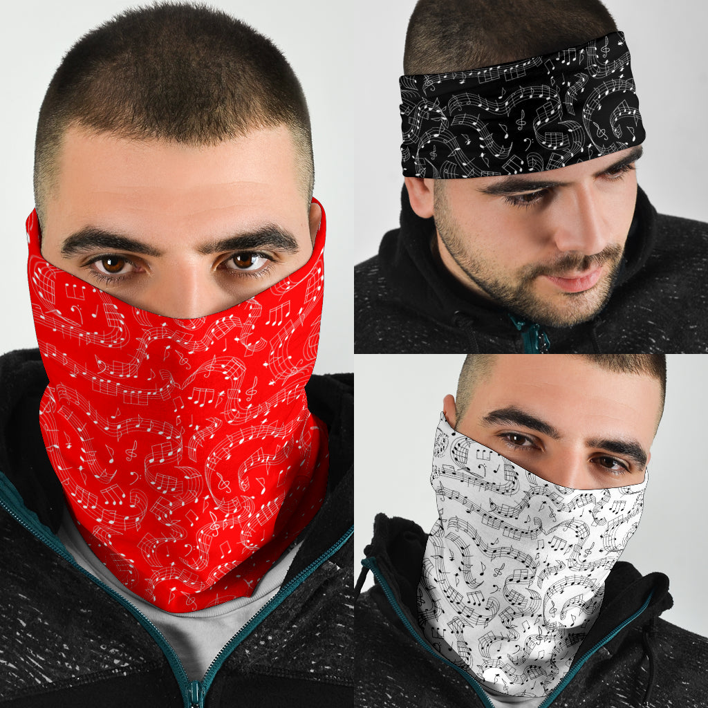 Musical Notes Pattern Bandana 3-Pack