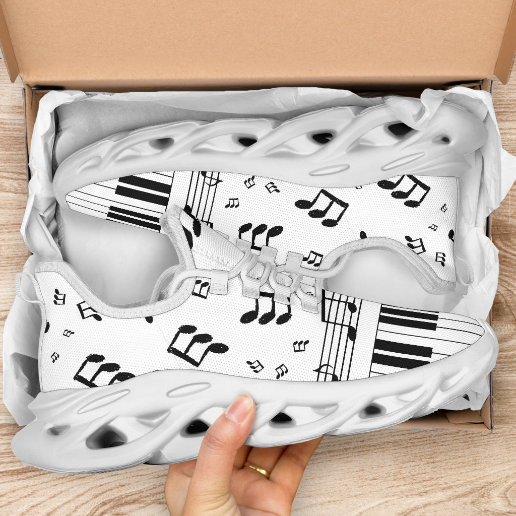 Piano Music Notes Sole Sneakers