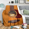 Wooden Guitar Premium Blanket