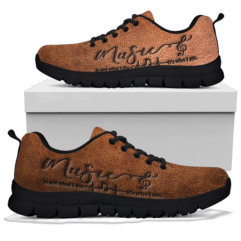 Music Leather Sneakers