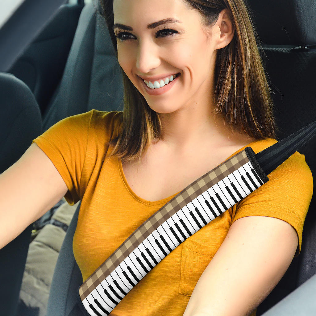 Awesome Piano Keys Seat Belt Covers