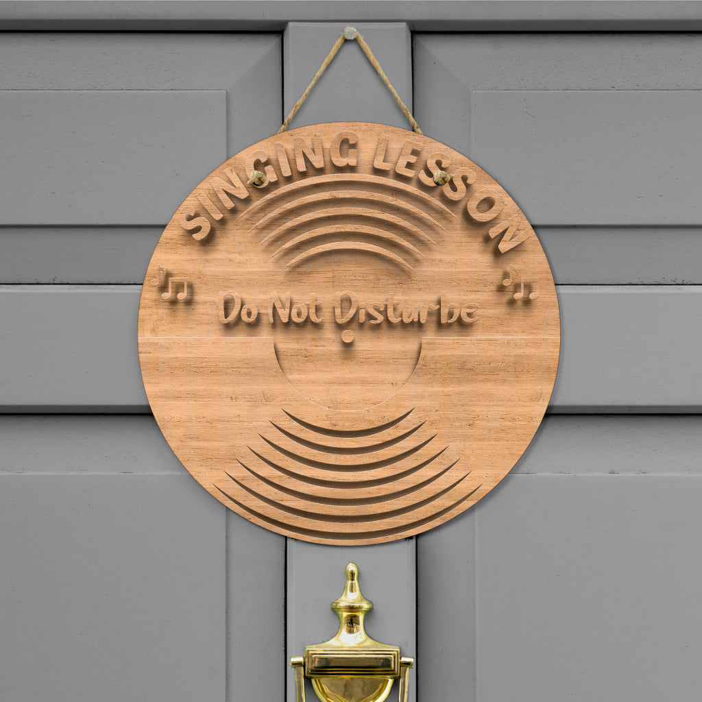 Vinyl Record Door Sign