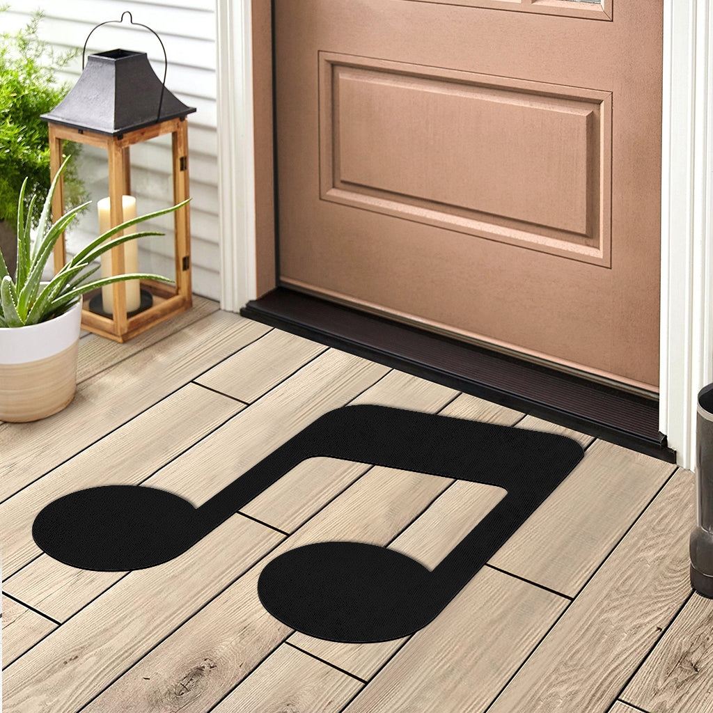 Eight Notes Shape Door Mat