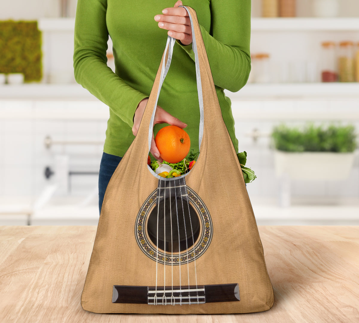 Classical Guitar Grocery Bag 3-Pack