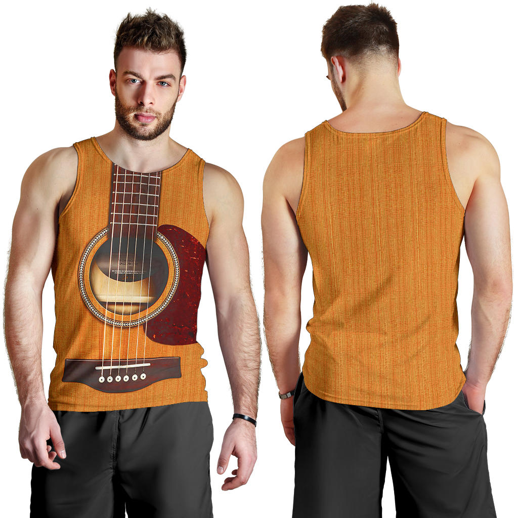 Wooden Guitar Men's Tank Top