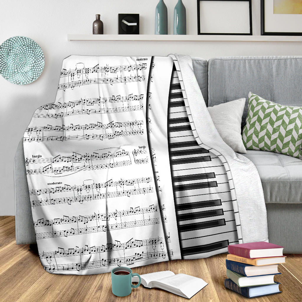 Sheet Music And Piano Blanket - { shop_name }} - Review