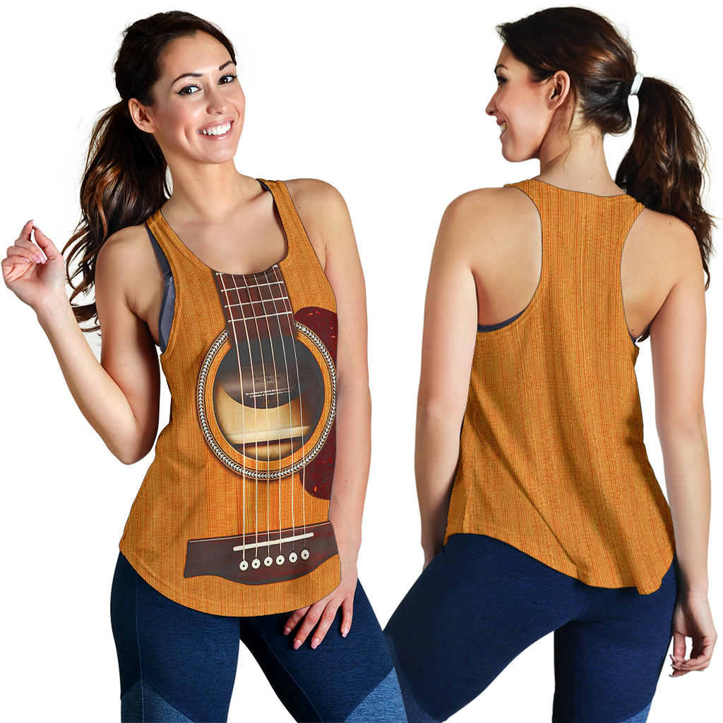 Wooden Guitar Women's Racerback Tank