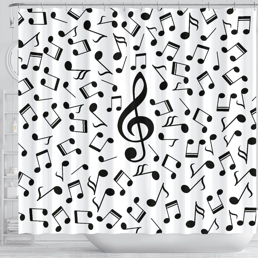 Musical Notes Shower Curtain