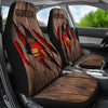 Wooden Guitar Car Seat Covers