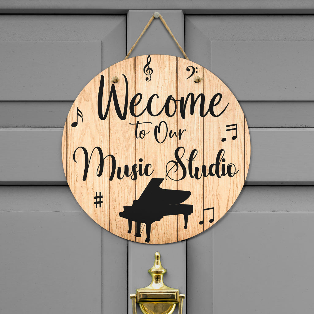 Music Studio Door Sign