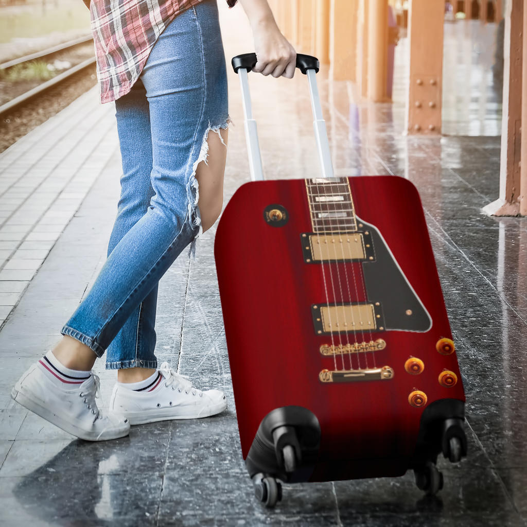 Anniversary Guitar Luggage Cover - { shop_name }} - Review