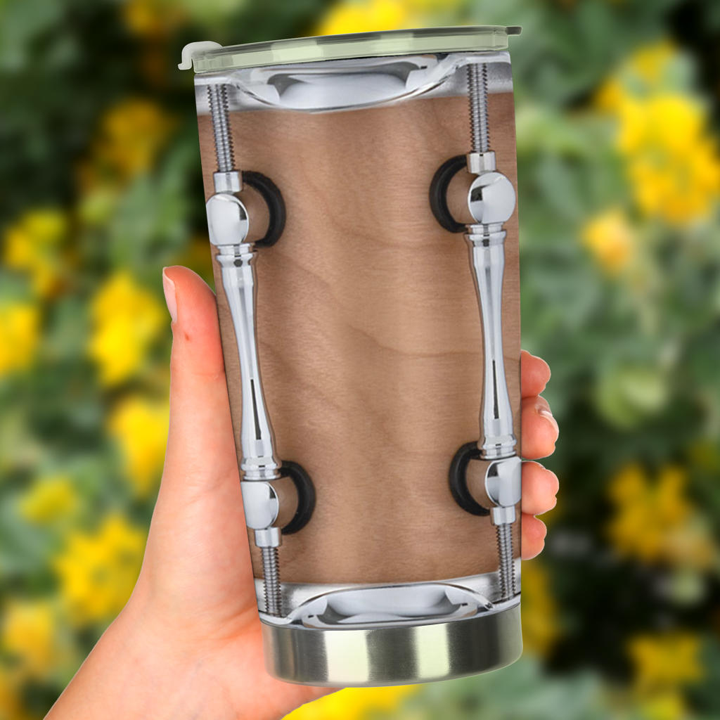 Wooden Drum Tumbler