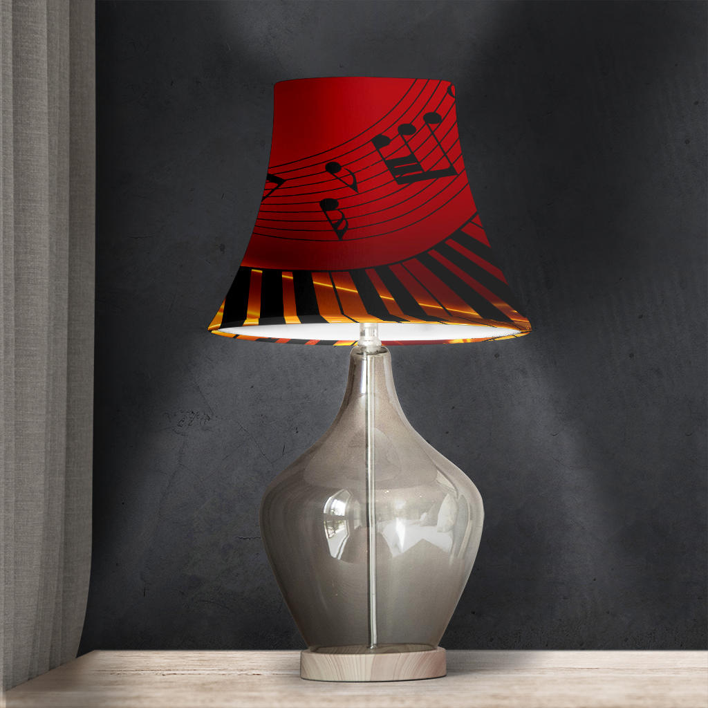 Music Red Lamp Shade