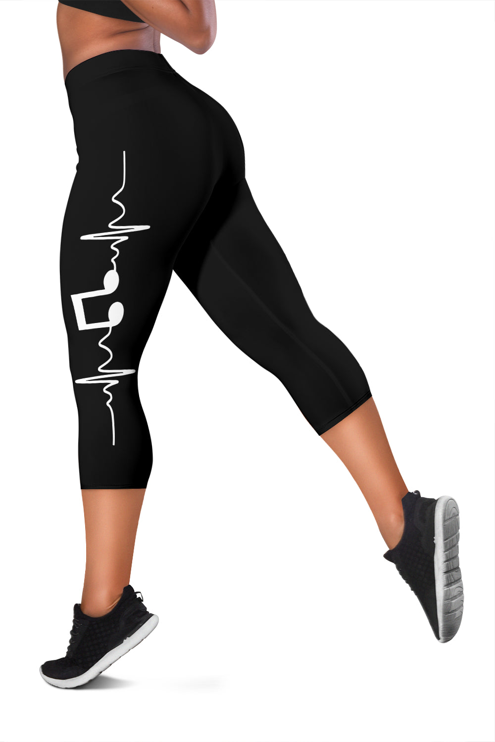 Music Notes Heart Beat Capris - { shop_name }} - Review