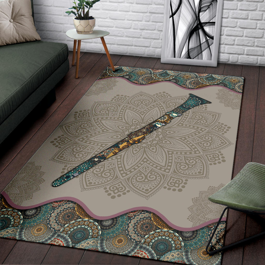 Clarinet Mandala Area Rug