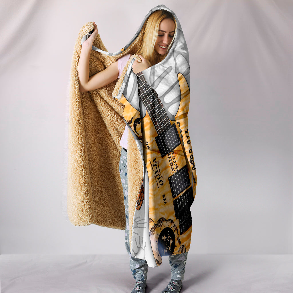 Paranormal Guitar Therapy Hooded Blanket