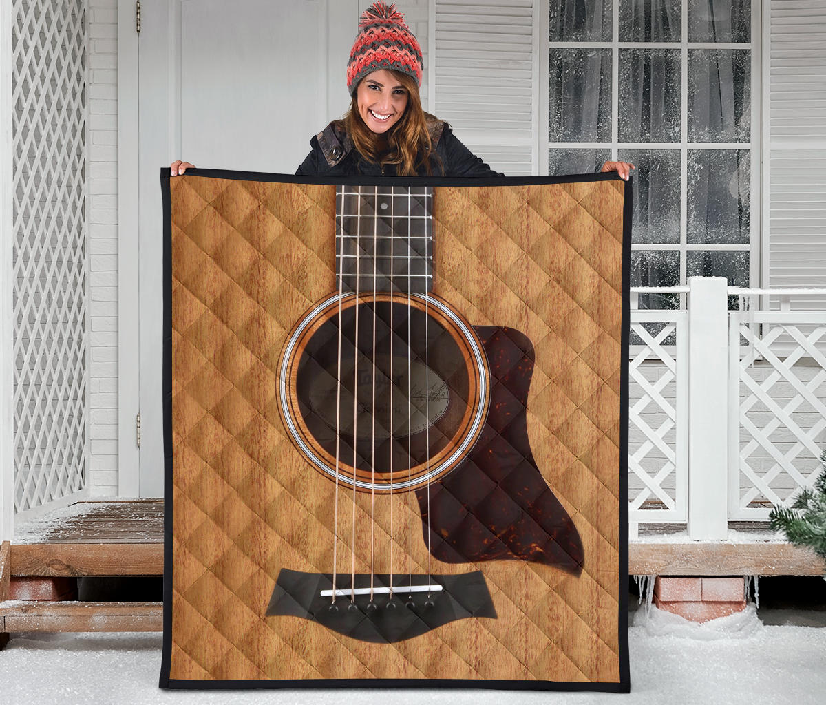 Wood Guitar Premium Quilt