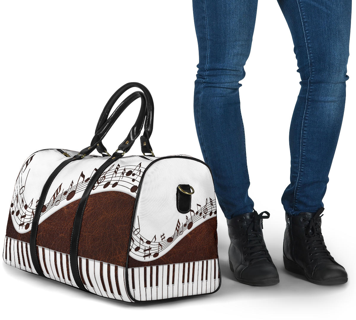 Piano Keys Music Travel Bag