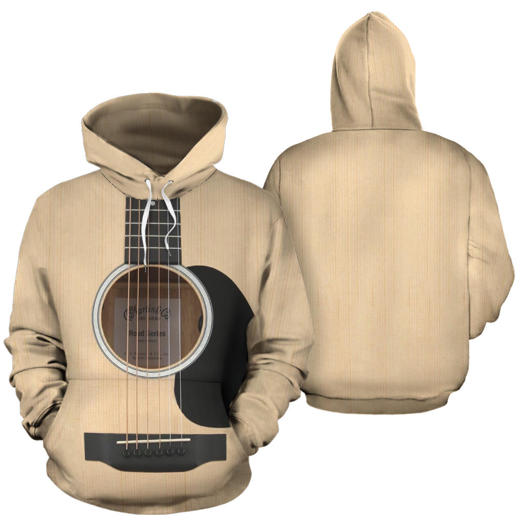 Wood Guitar Hoodie