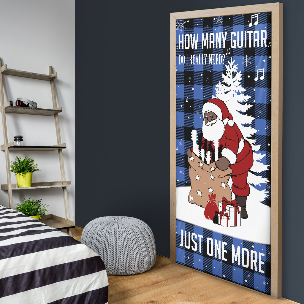 Just One More Guitar Blue Door Sock