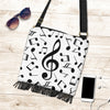 Musical Note Boho Handbag
