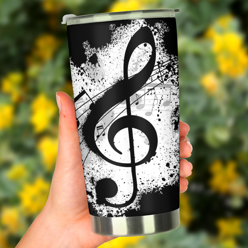 Treble Clef Tumbler