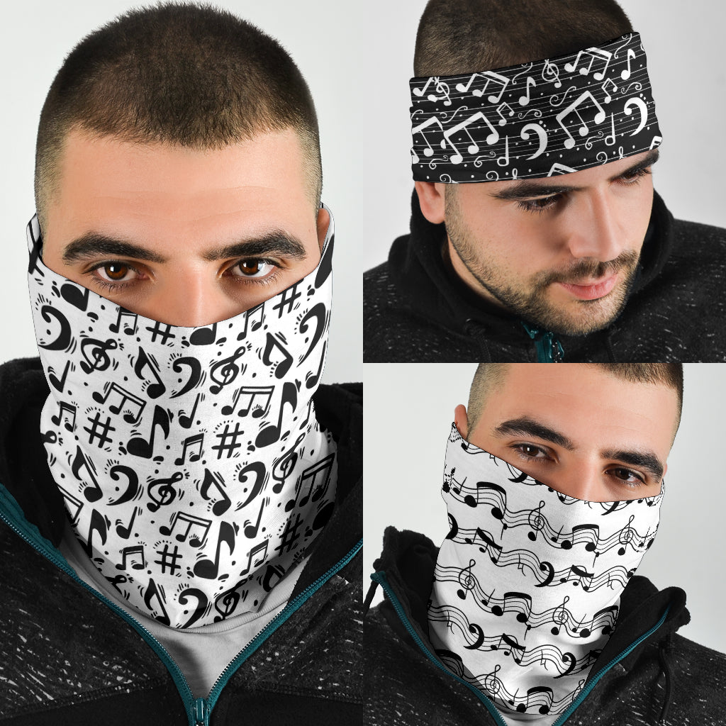 Music Notes Vector Bandana 3-Pack