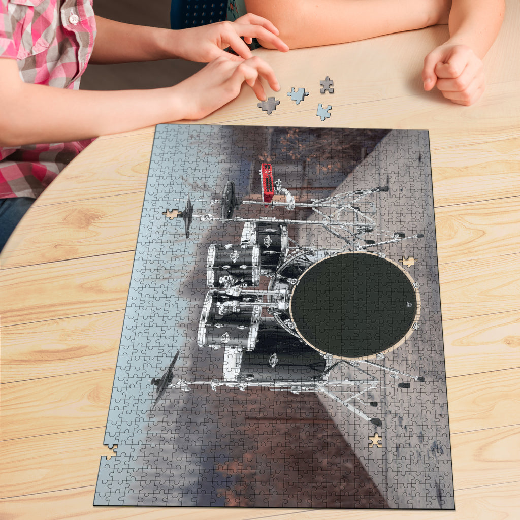 Drum Wood Jigsaw Puzzle
