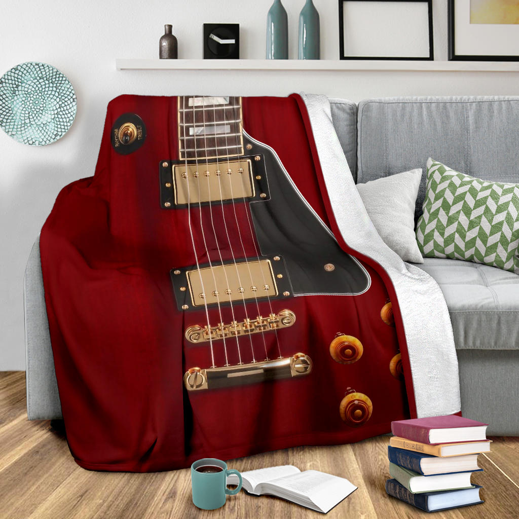 Anniversary Guitar Premium Blanket - { shop_name }} - Review