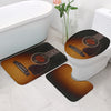 Black Guitar Bathroom Set