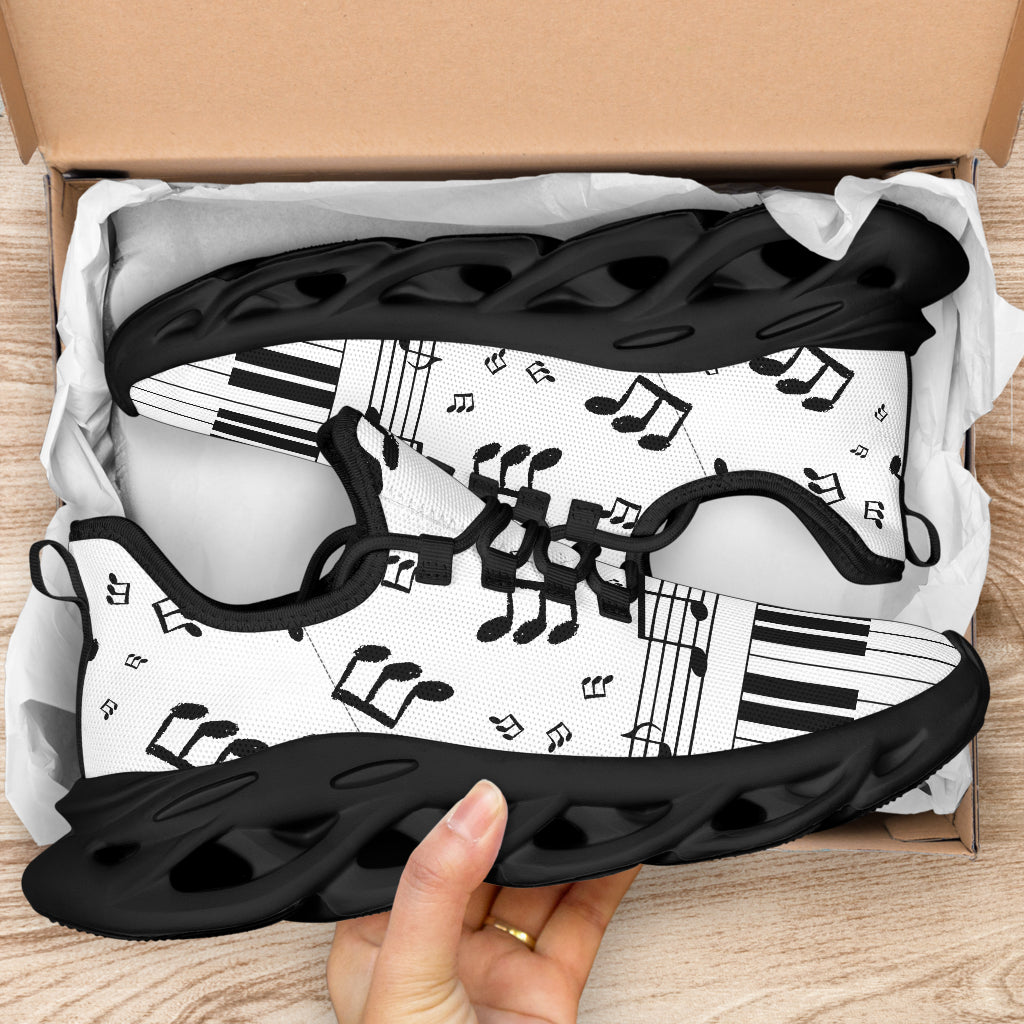 Piano Music Notes Sole Sneakers