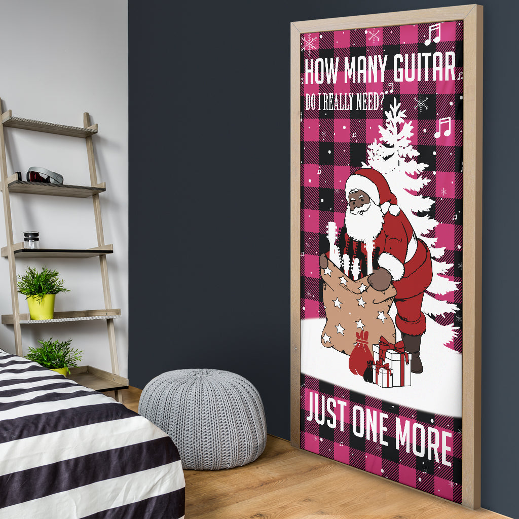 Just One More Guitar Pink Door Sock