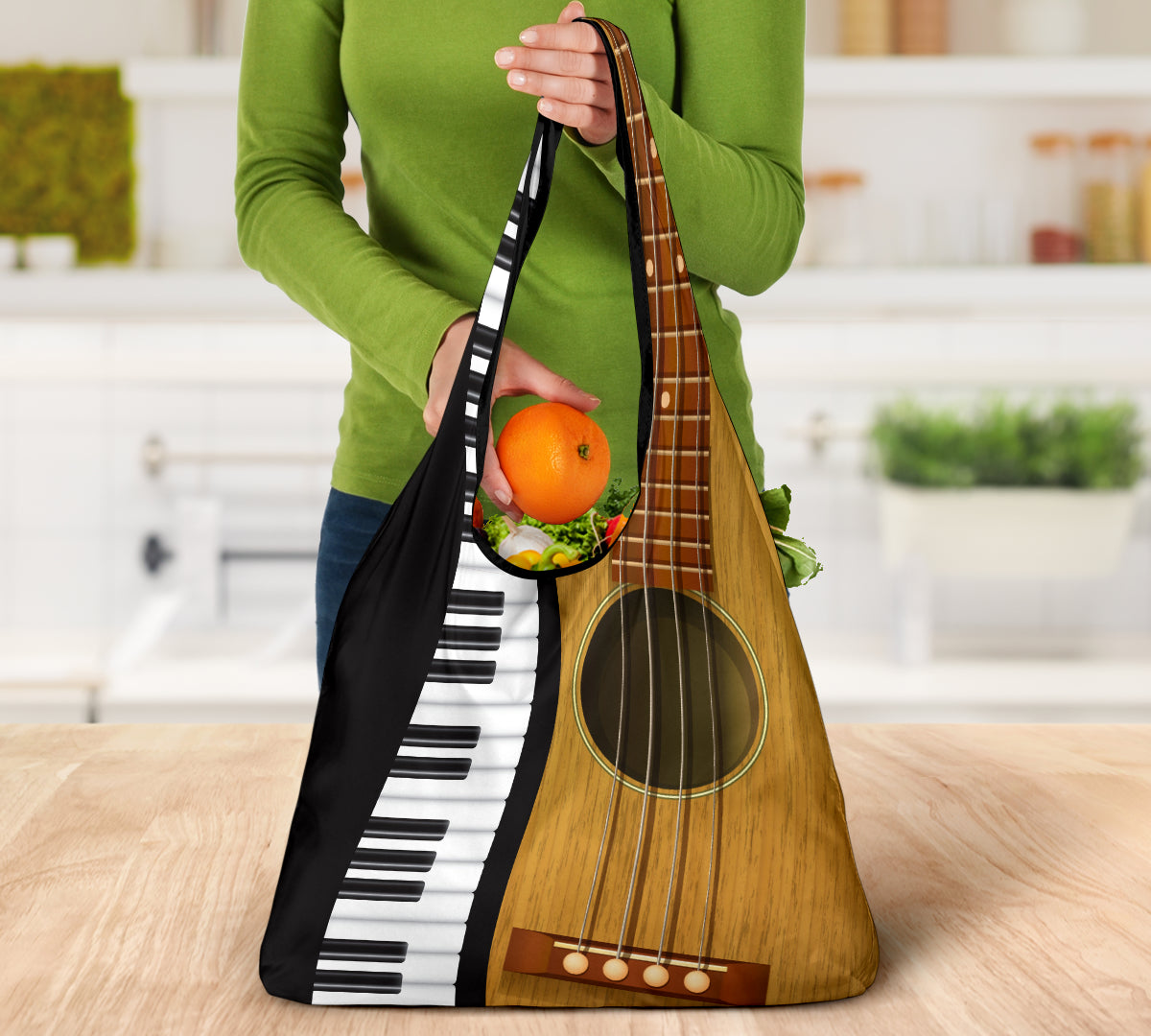 Superb Guitar Grocery Bag 3-Pack