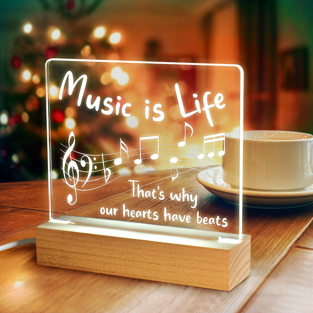 Music Beats Light Up Acrylic