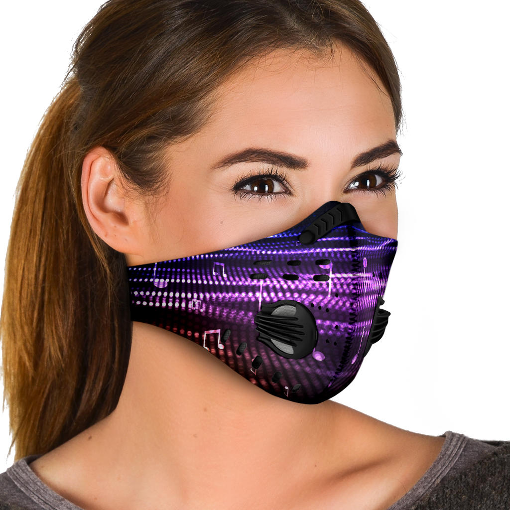 Premium Music Notes Premium Face Mask