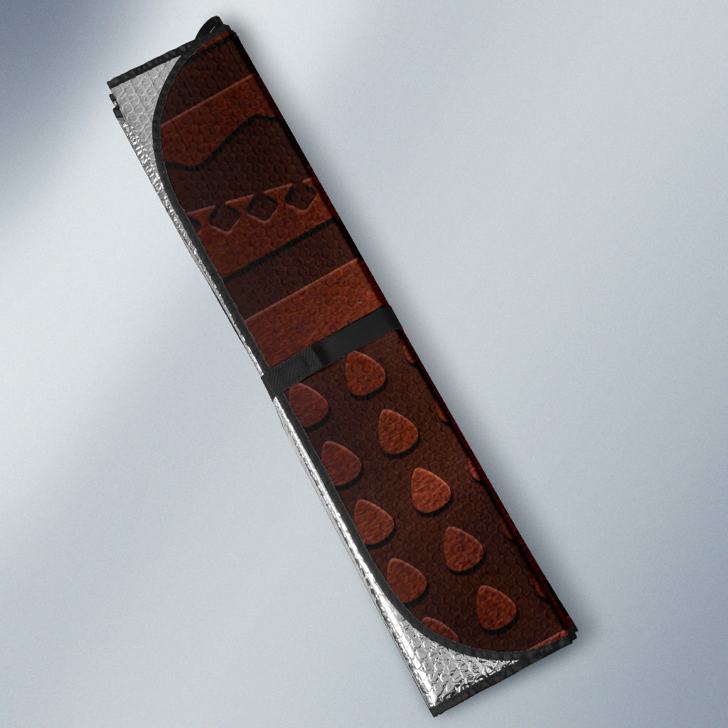 Guitar American Flag Auto Sun Shade