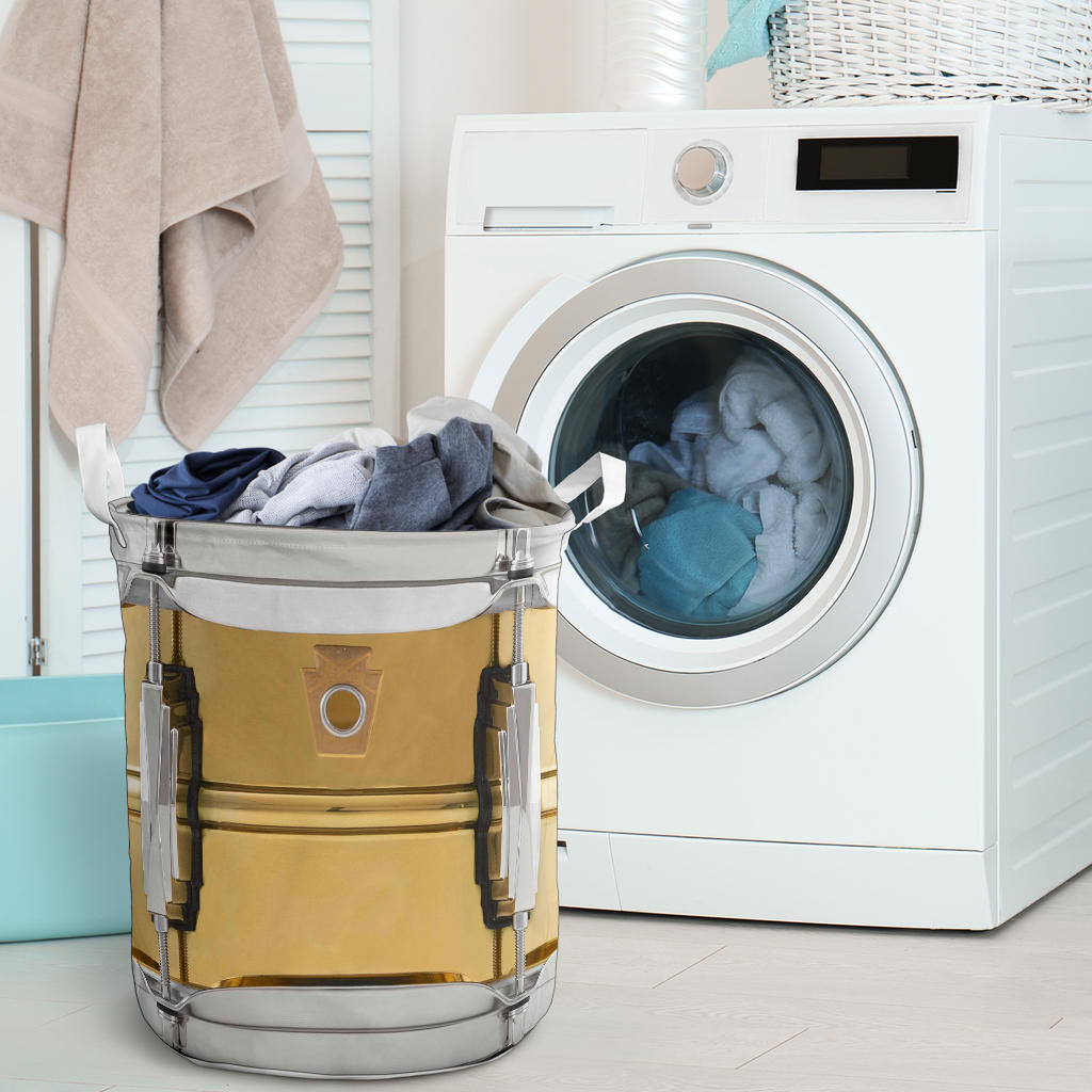 Awesome Metal Snare Drum Laundry Basket