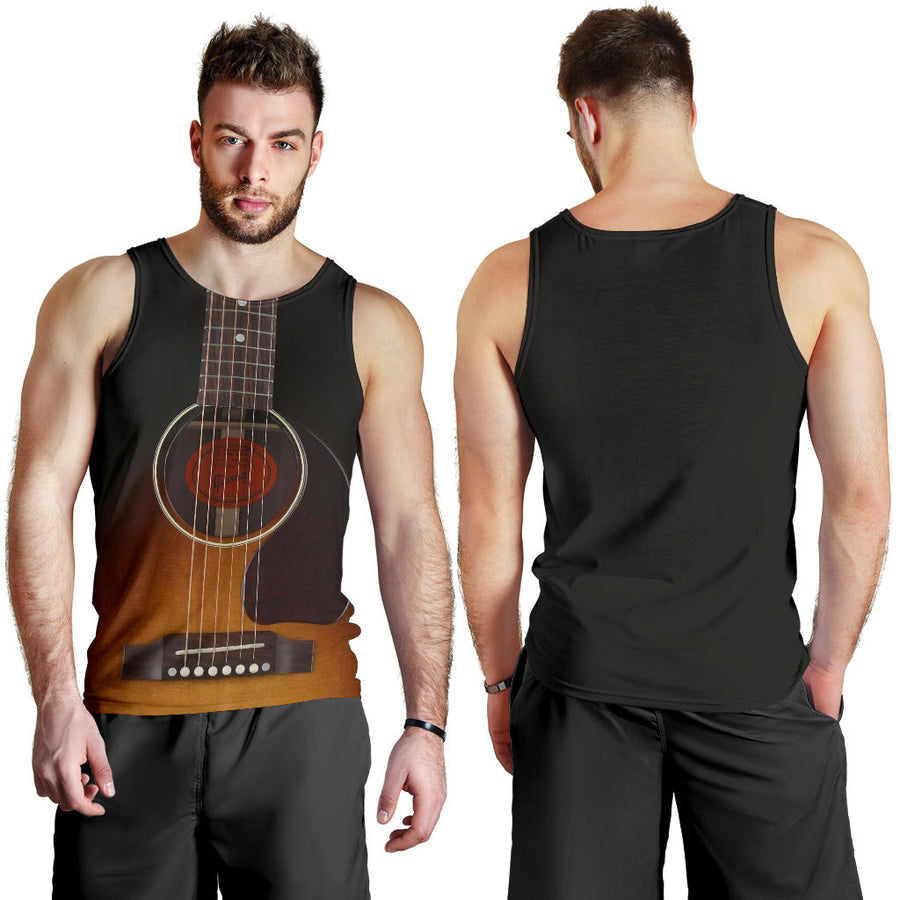 Black Guitar Men's Tank Tops