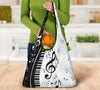 Piano And Music Notes Grocery Bag 3-Pack