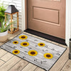 Music Notes Sunflowers Door Mat