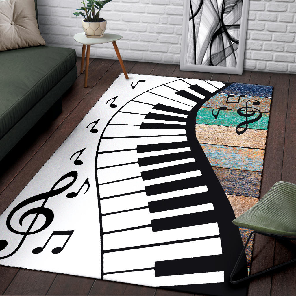 Piano Keys Music Rug