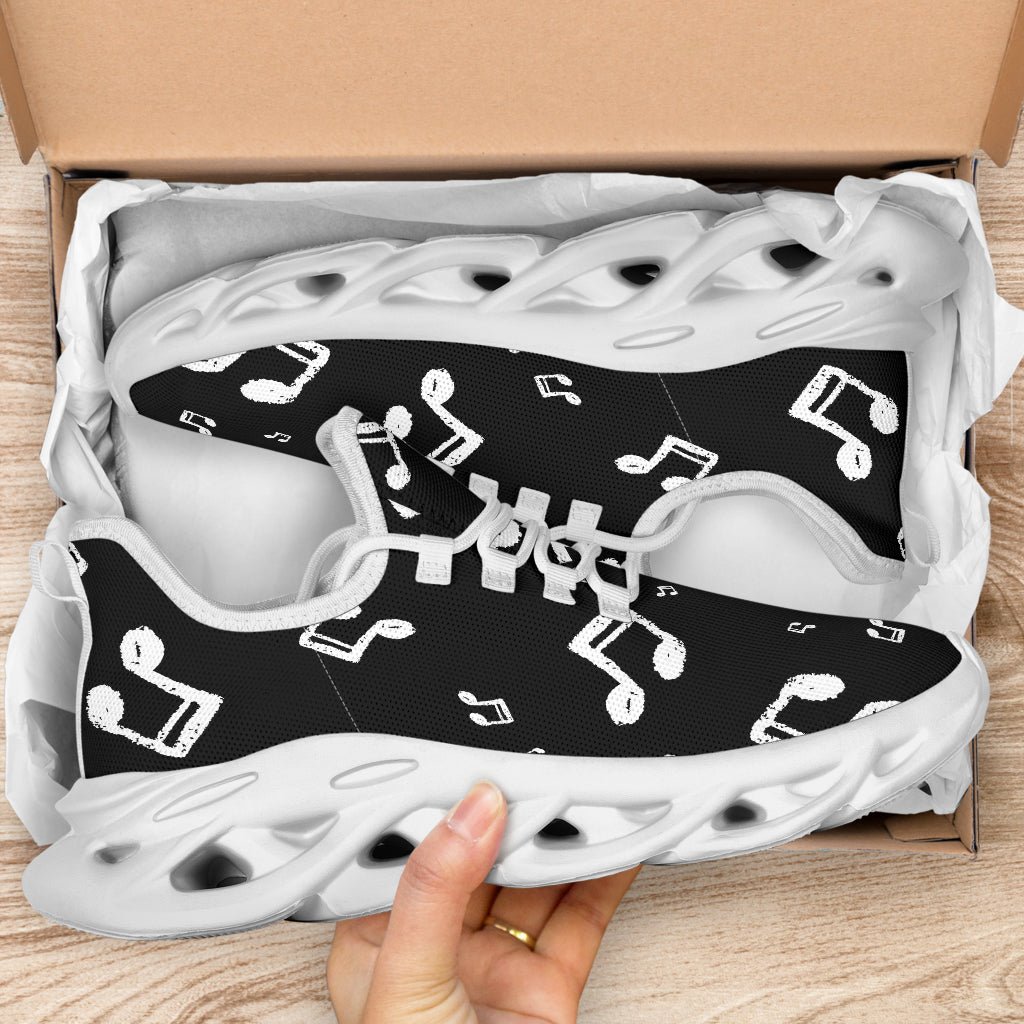 Music Pattern Sole Sneakers