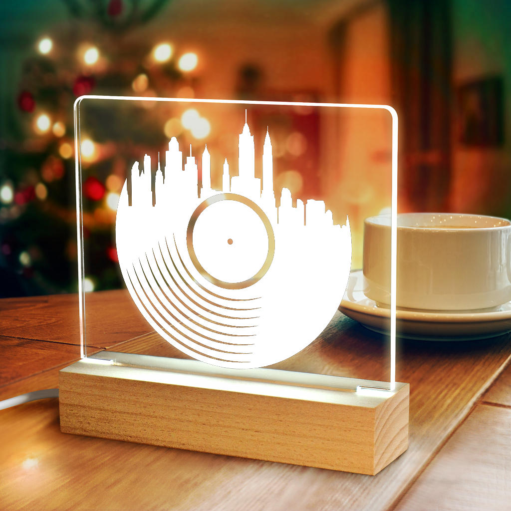 Vinyl City Light Up Acrylic