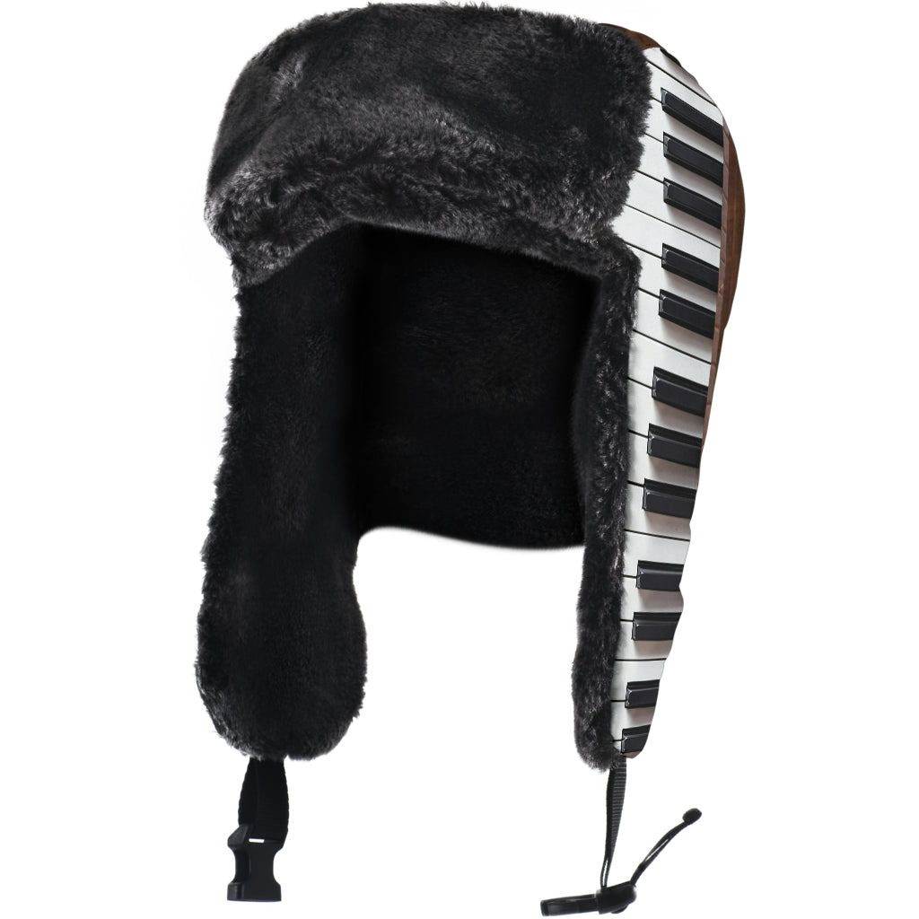 Piano Keys Trapper Hat