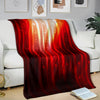 Music Notes Flame Blanket