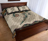 Bass Clef Mandala Quilt Bed Set