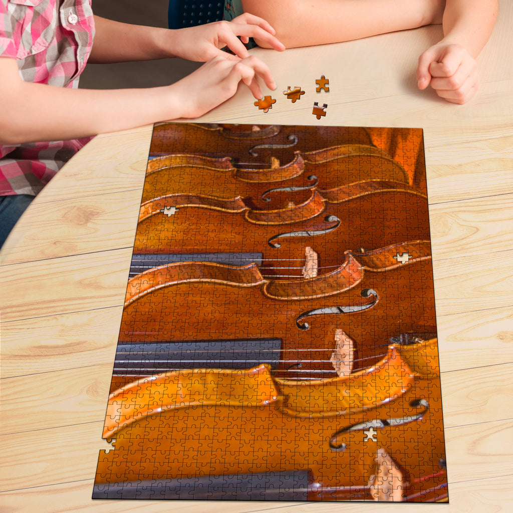 Violin Wood Jigsaw Puzzle - { shop_name }} - Review