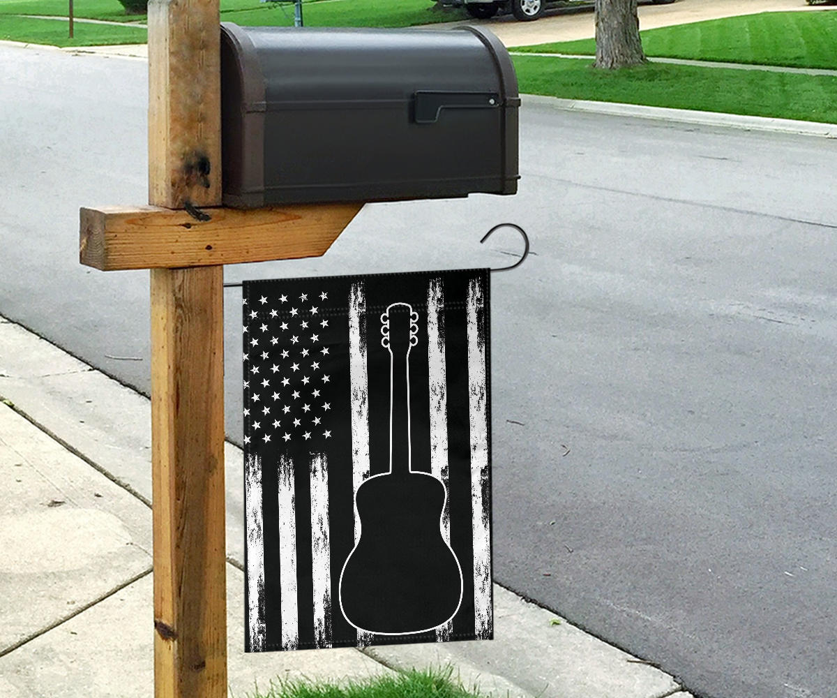 Guitar American Flag