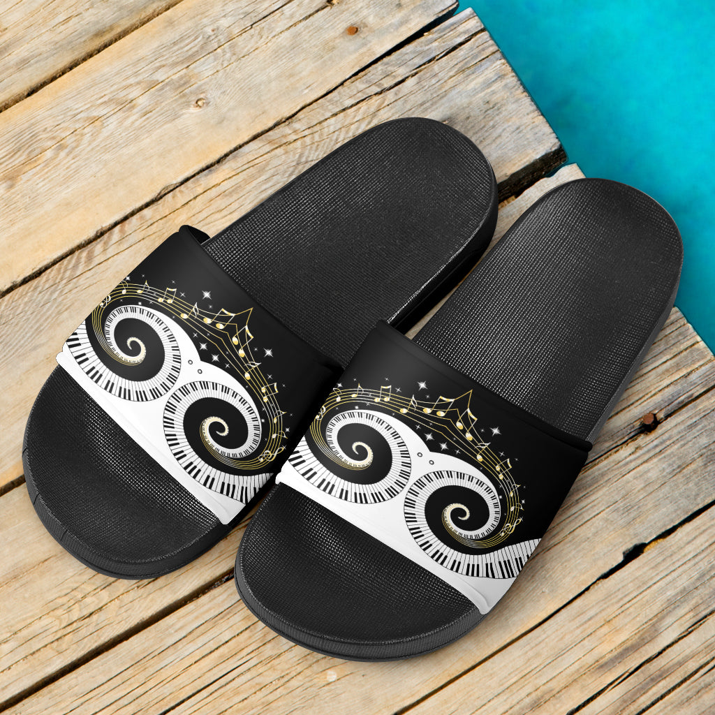 Piano Keys Musical Notes Sandals