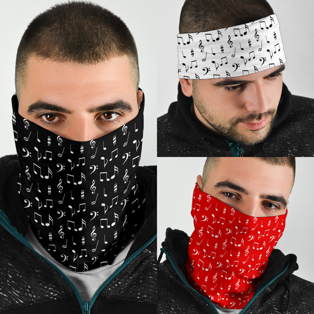 Musical Notes Art Bandana 3-Pack